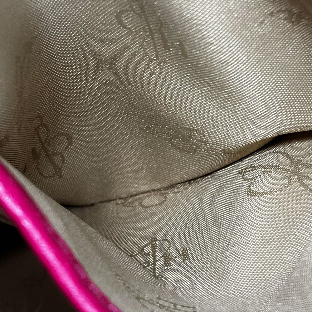 COLE HAAN Handbag leather pink Women Used Authentic