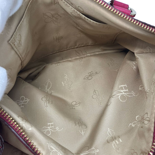 COLE HAAN Handbag leather pink Women Used Authentic