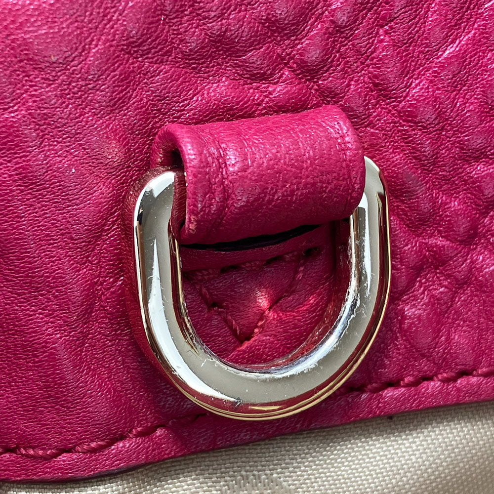 COLE HAAN Handbag leather pink Women Used Authentic