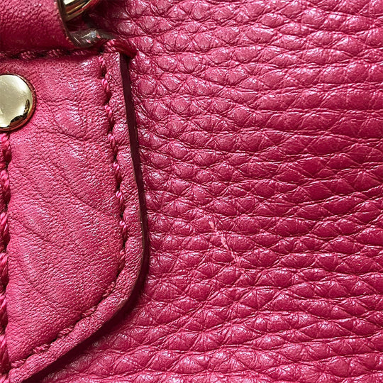 COLE HAAN Handbag leather pink Women Used Authentic