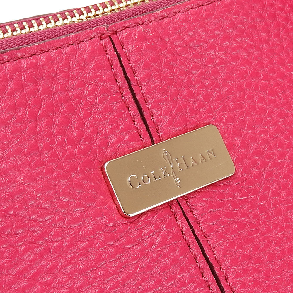 COLE HAAN Handbag leather pink Women Used Authentic