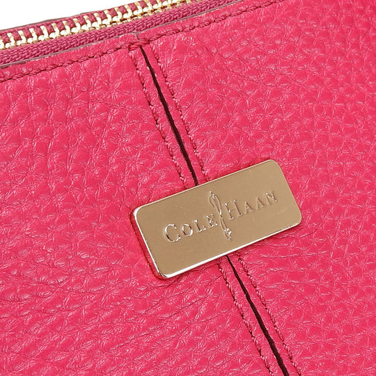 COLE HAAN Handbag leather pink Women Used Authentic