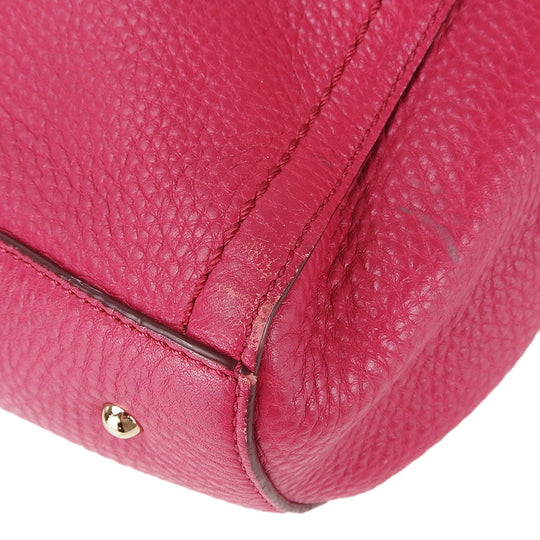 COLE HAAN Handbag leather pink Women Used Authentic