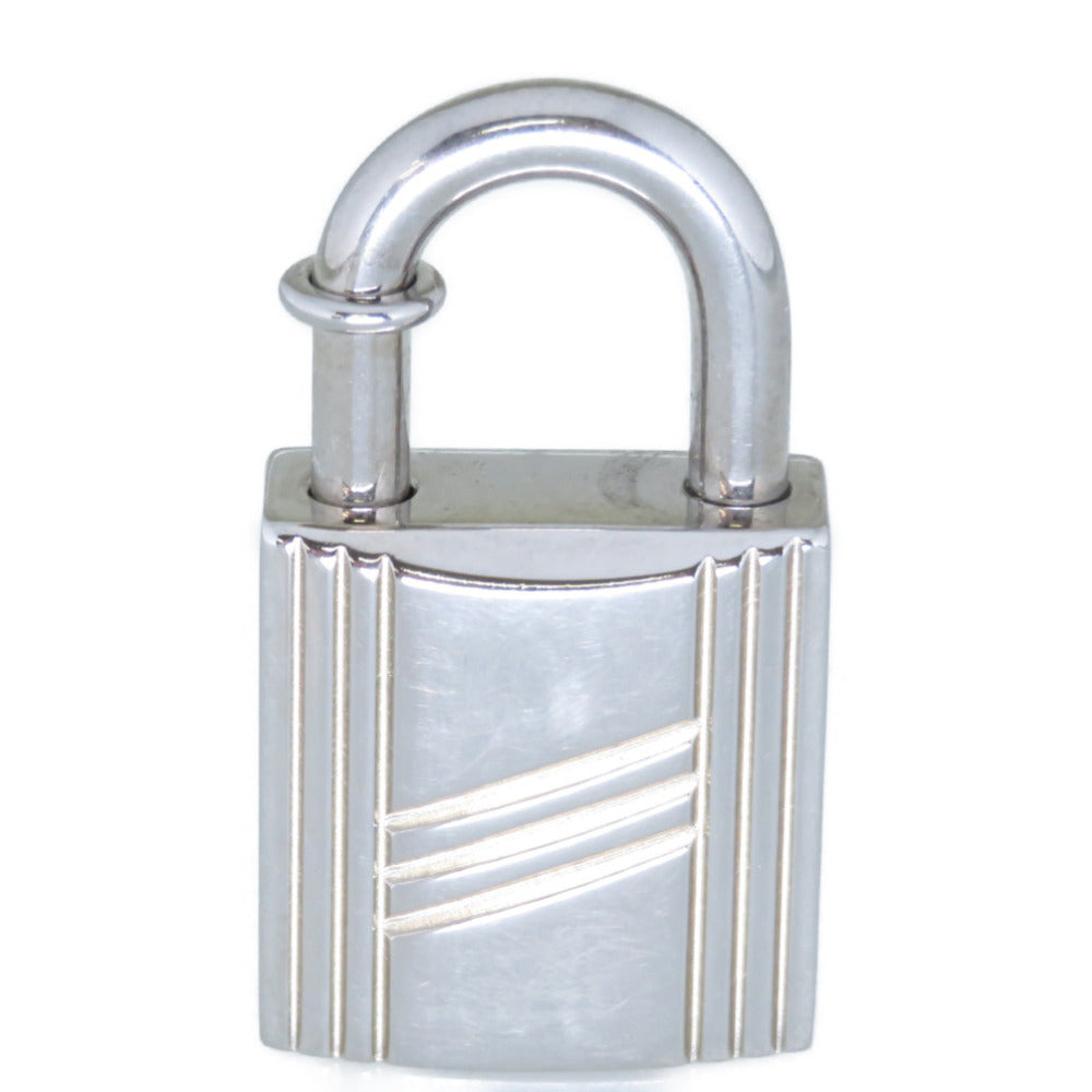 HERMES key ring metal Silver ANNEE ARBRE 1998 Sap Cadena Keychain Charm unisex(Unisex) Used Authentic
