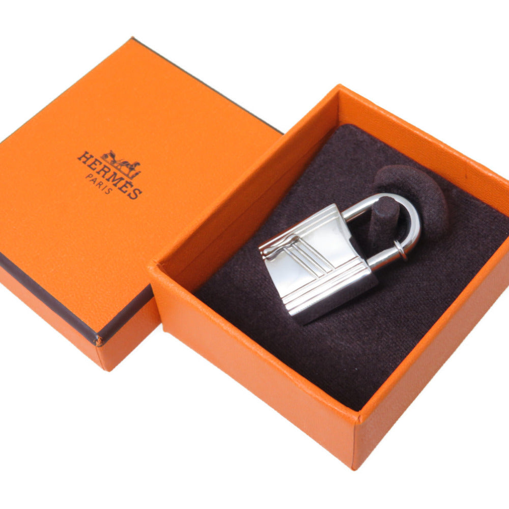 HERMES key ring metal Silver ANNEE ARBRE 1998 Sap Cadena Keychain Charm unisex(Unisex) Used Authentic