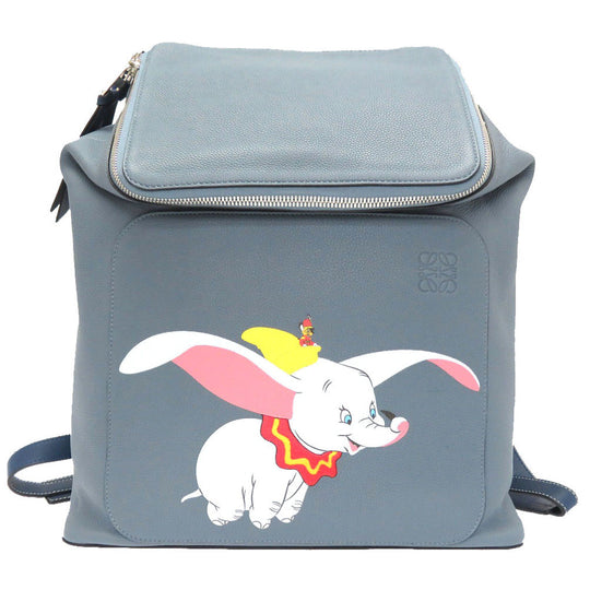 LOEWE Backpack leather blue Capsule Collection x Dumbo Disney Women Used Authentic