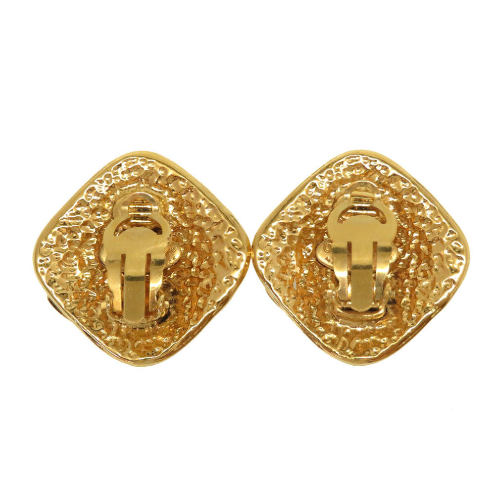 CHANEL Earring metal gold COCO Mark vintage Women Used Authentic