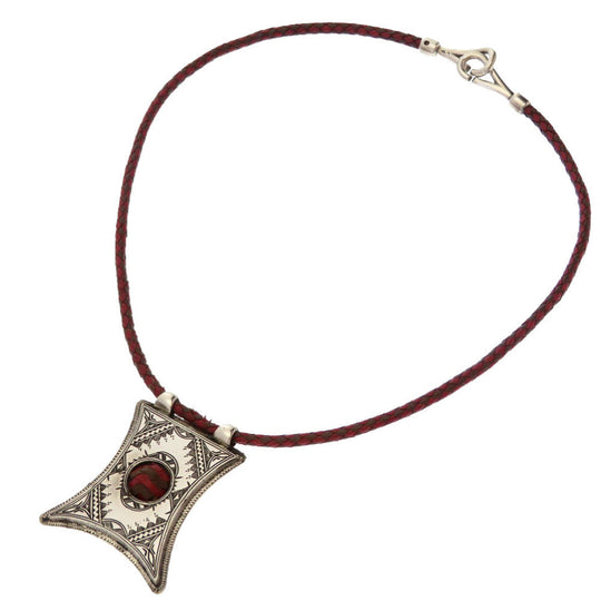 HERMES Necklace Silver Silver Touareg braided vintage Women(Unisex) Used Authentic
