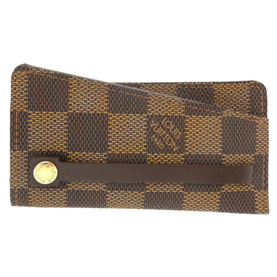 LOUIS VUITTON Key case Key holder  N62661 Damier canvas Brown Damier Ebene ClochettePM Women(Unisex) Used Authentic