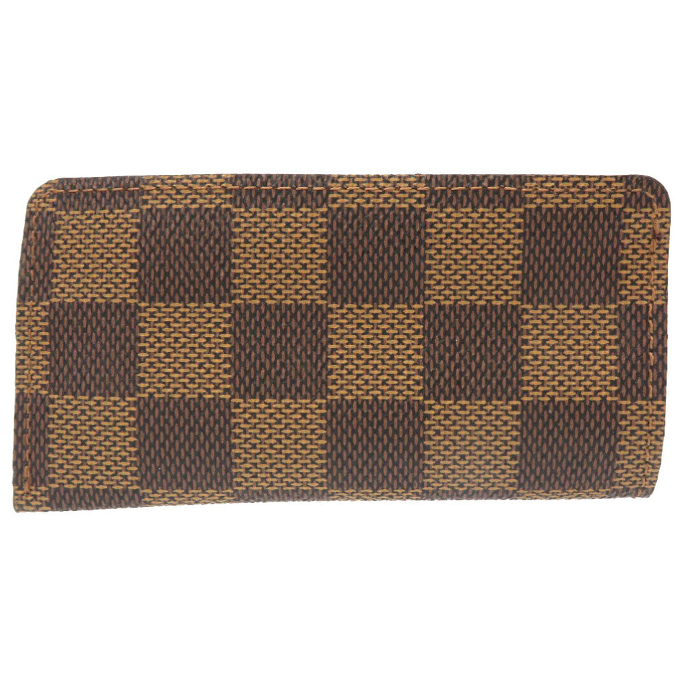 LOUIS VUITTON Key case Key holder  N62661 Damier canvas Brown Damier Ebene ClochettePM Women(Unisex) Used Authentic
