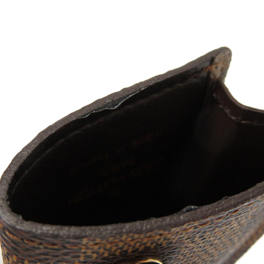 LOUIS VUITTON Key case Key holder  N62661 Damier canvas Brown Damier Ebene ClochettePM Women(Unisex) Used Authentic