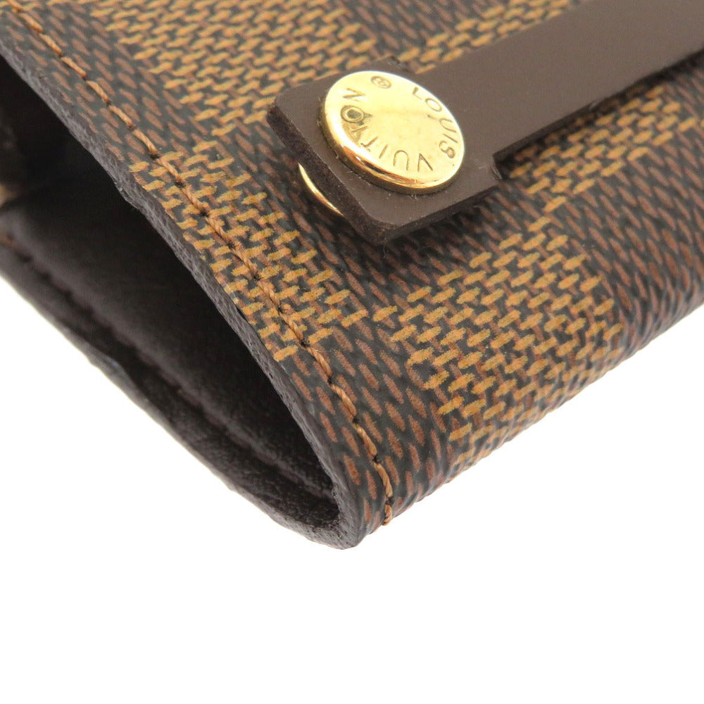 LOUIS VUITTON Key case Key holder  N62661 Damier canvas Brown Damier Ebene ClochettePM Women(Unisex) Used Authentic