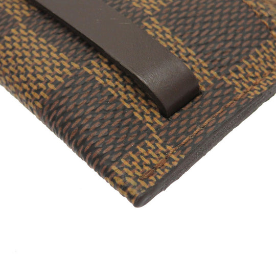 LOUIS VUITTON Key case Key holder  N62661 Damier canvas Brown Damier Ebene ClochettePM Women(Unisex) Used Authentic