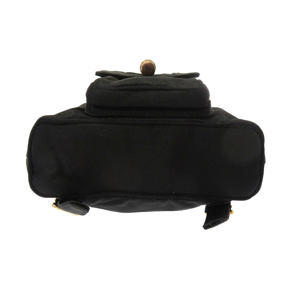 GUCCI Backpack 005 4781 0319 Bamboo black Women Used Authentic