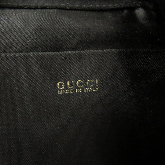GUCCI Backpack 005 4781 0319 Bamboo black Women Used Authentic