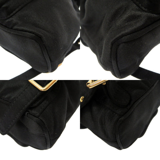 GUCCI Backpack 005 4781 0319 Bamboo black Women Used Authentic