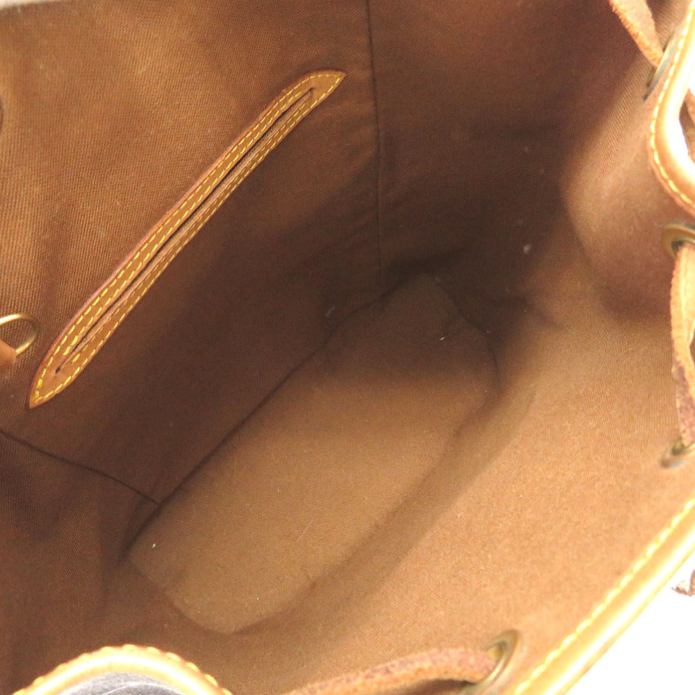 LOUIS VUITTON Backpack M51136 Monogram canvas Brown Monogram MontsourisMM Women Used Authentic