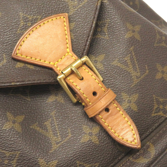LOUIS VUITTON Backpack M51136 Monogram canvas Brown Monogram MontsourisMM Women Used Authentic