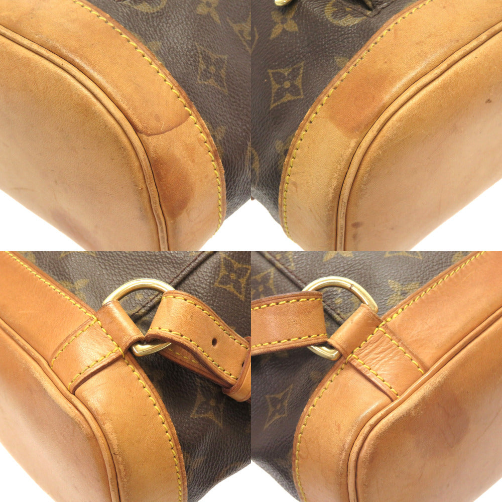 LOUIS VUITTON Backpack M51136 Monogram canvas Brown Monogram MontsourisMM Women Used Authentic