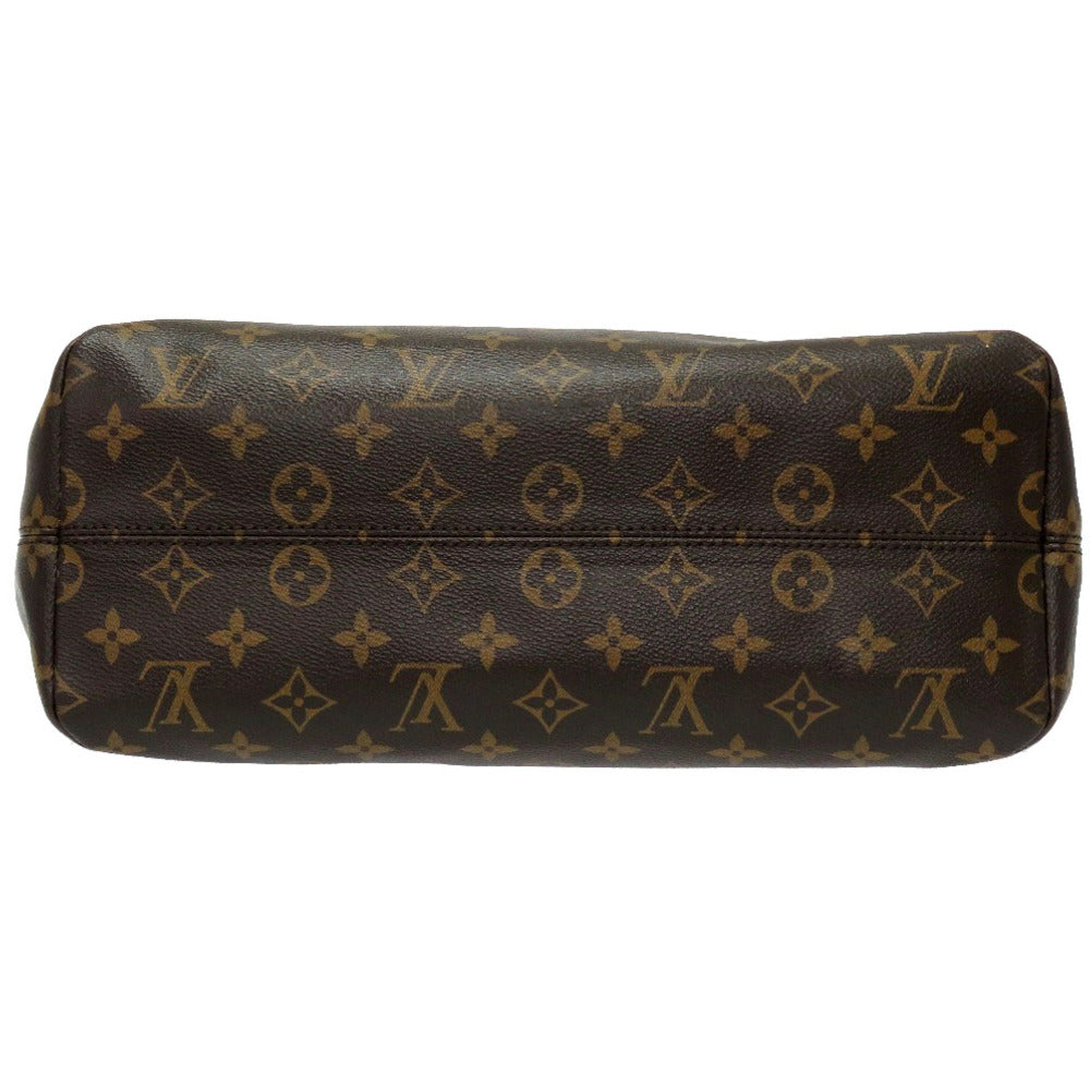 LOUIS VUITTON Tote Bag M40608 Monogram canvas Brown Monogram Raspail PM Women Used Authentic