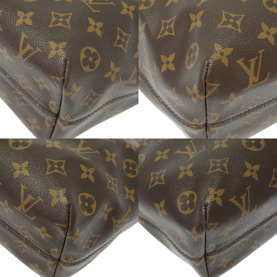 LOUIS VUITTON Tote Bag M40608 Monogram canvas Brown Monogram Raspail PM Women Used Authentic