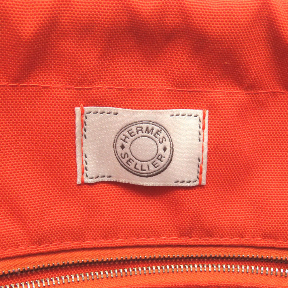 HERMES Other bag canvas Orange Sacked Pansage spare bag Women Used Authentic