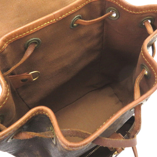 LOUIS VUITTON Backpack M51137 Monogram canvas Brown Monogram Mini Montsouris Women Used Authentic