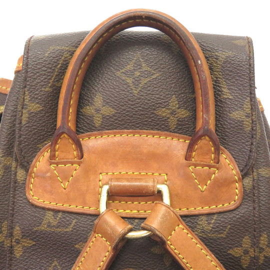 LOUIS VUITTON Backpack M51137 Monogram canvas Brown Monogram Mini Montsouris Women Used Authentic