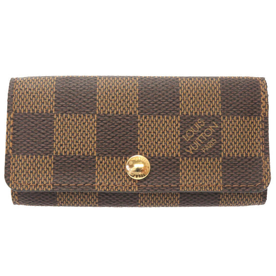 LOUIS VUITTON Key case Key holder  N62631 Damier canvas Brown Damier Multicles4 Women(Unisex) Used Authentic