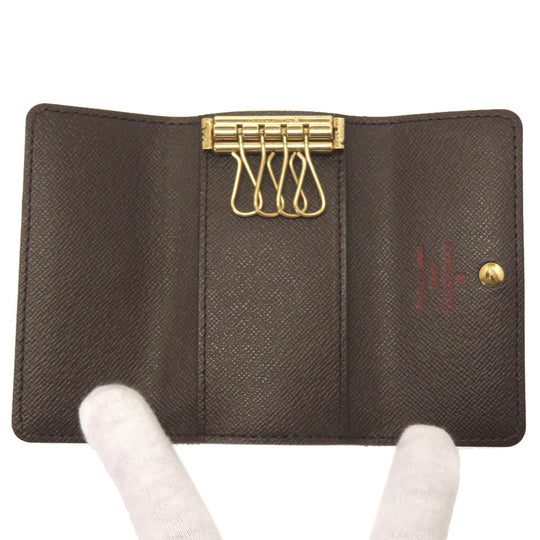 LOUIS VUITTON Key case Key holder  N62631 Damier canvas Brown Damier Multicles4 Women(Unisex) Used Authentic