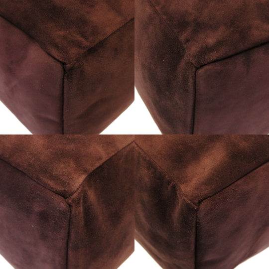 HERMES Handbag Doblis Brown Multi box Women Used Authentic