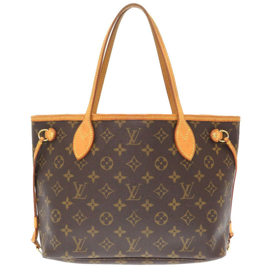 LOUIS VUITTON Tote Bag M40155 Monogram canvas Brown Monogram Never full PM Women Used Authentic