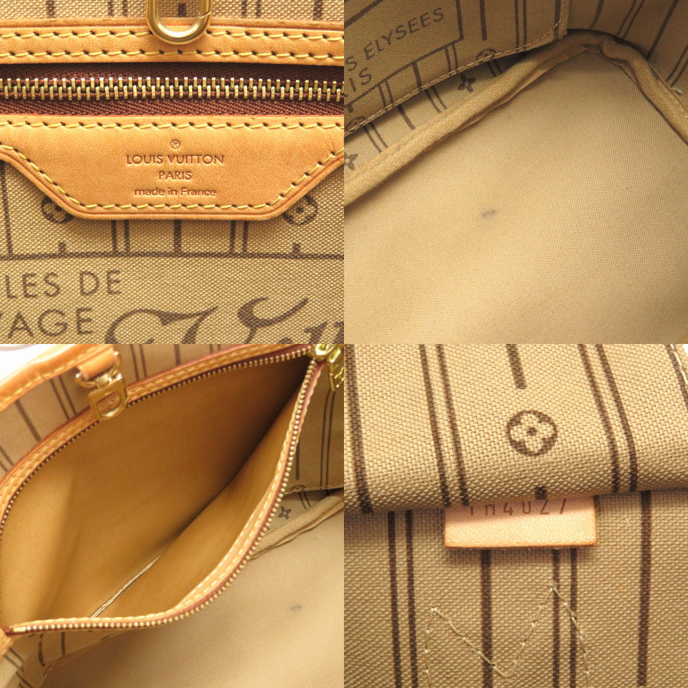 LOUIS VUITTON Tote Bag M40155 Monogram canvas Brown Monogram Never full PM Women Used Authentic