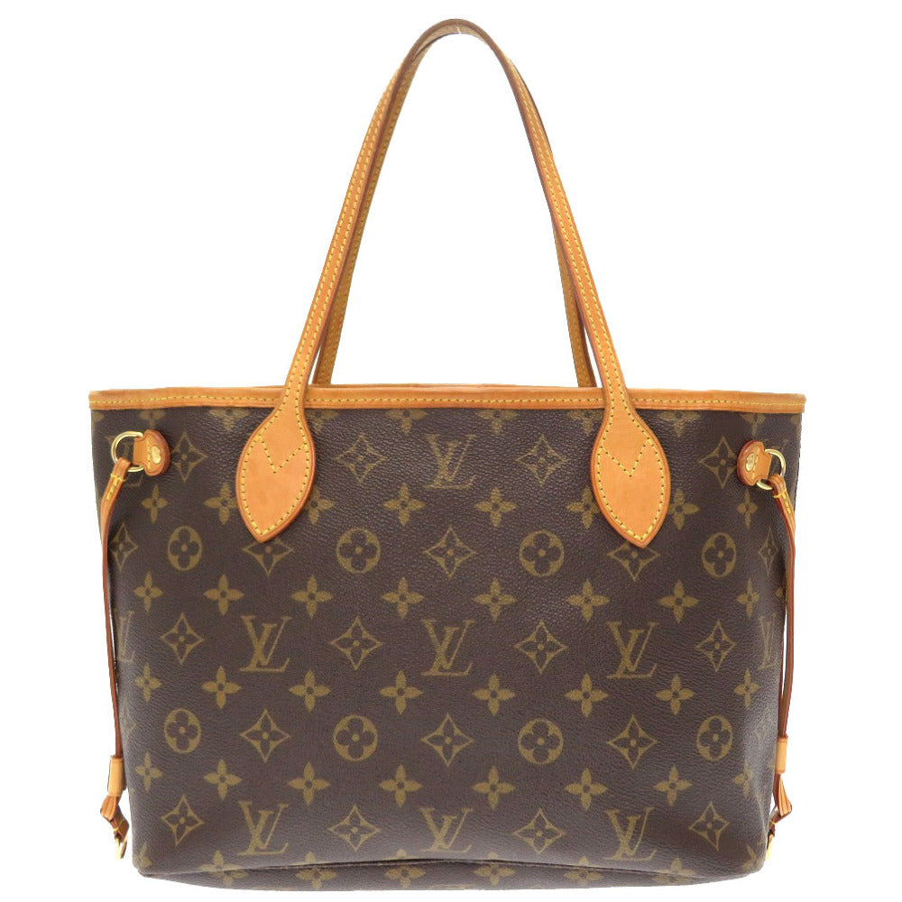LOUIS VUITTON Tote Bag M40155 Monogram canvas Brown Monogram Never full PM Women Used Authentic