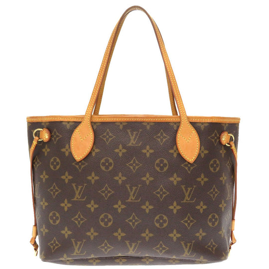 LOUIS VUITTON Tote Bag M40155 Monogram canvas Brown Monogram Never full PM Women Used Authentic