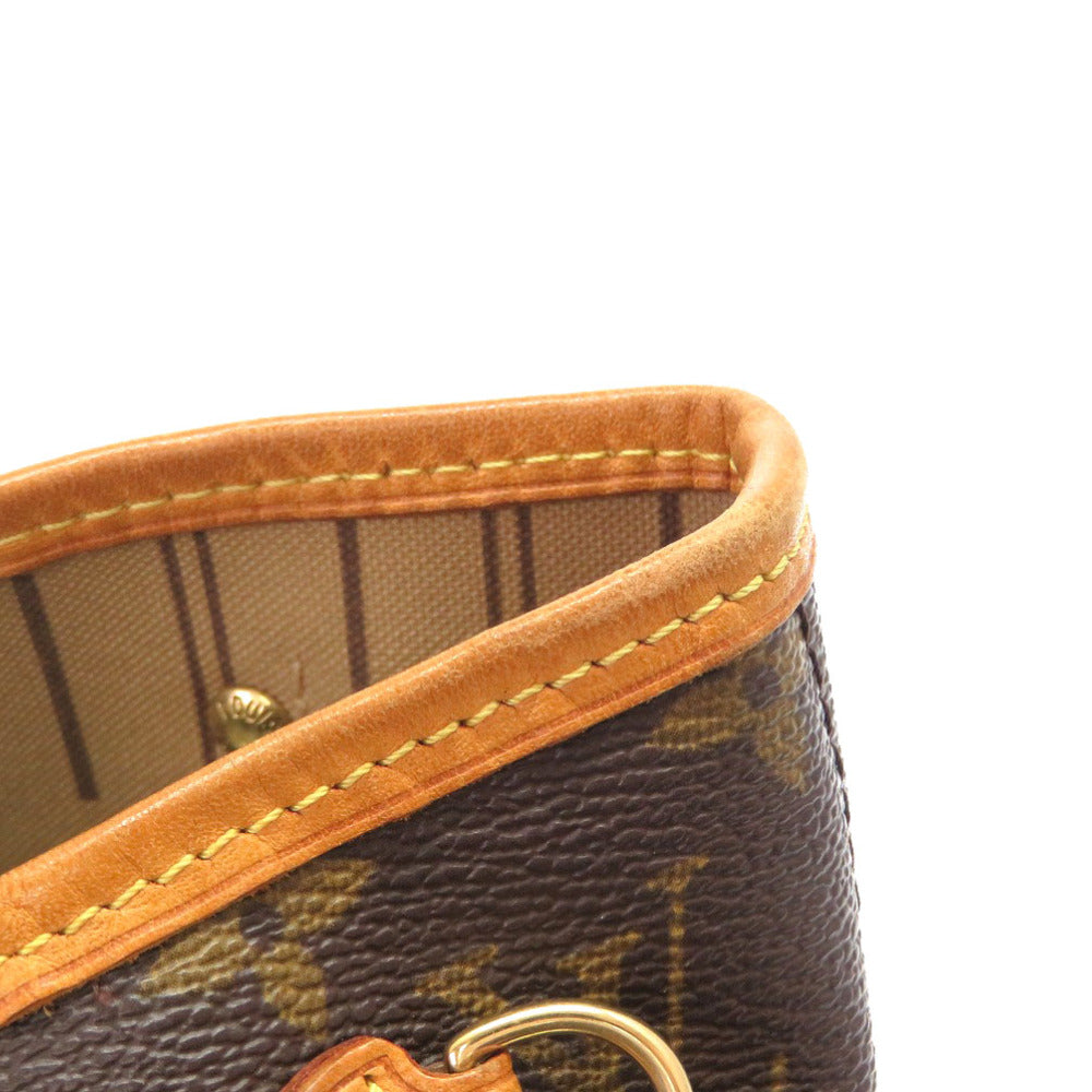 LOUIS VUITTON Tote Bag M40155 Monogram canvas Brown Monogram Never full PM Women Used Authentic