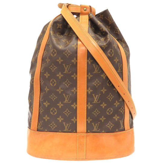 LOUIS VUITTON Shoulder Bag M42244 Monogram canvas Brown Monogram RandonneeGM Women Used Authentic