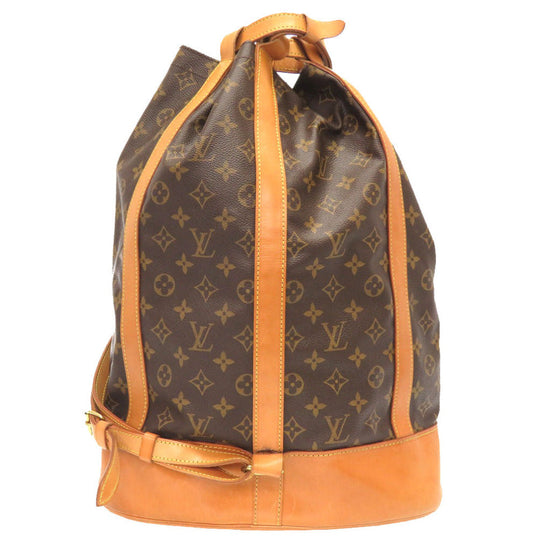 LOUIS VUITTON Shoulder Bag M42244 Monogram canvas Brown Monogram RandonneeGM Women Used Authentic