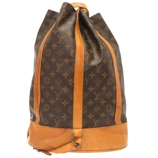 LOUIS VUITTON Shoulder Bag M42244 Monogram canvas Brown Monogram RandonneeGM Women Used Authentic