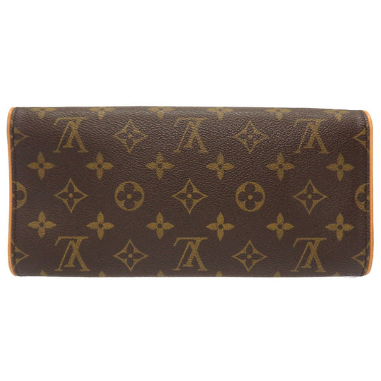 LOUIS VUITTON Shoulder Bag M51852 Monogram canvas Brown Monogram Pochette Twin GM Women Used Authentic