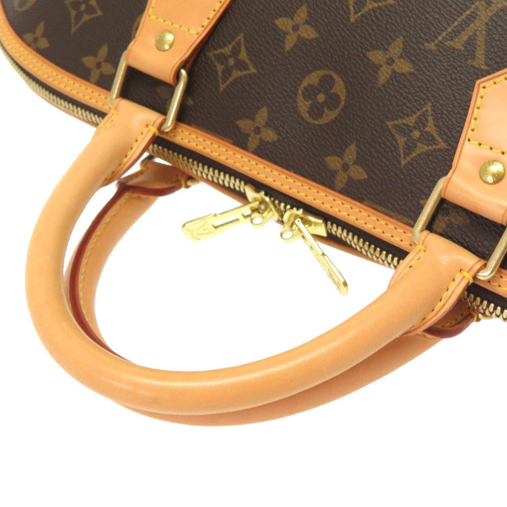 LOUIS VUITTON Boston Duffel bag M41446 Monogram canvas Brown Monogram Alma Voyage MM mens Used Authentic