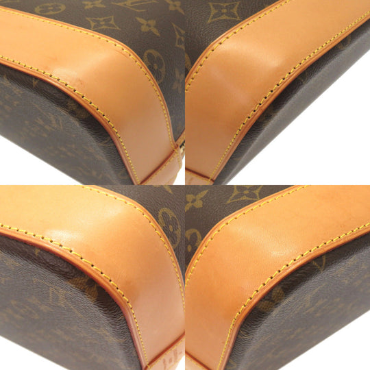 LOUIS VUITTON Boston Duffel bag M41446 Monogram canvas Brown Monogram Alma Voyage MM mens Used Authentic