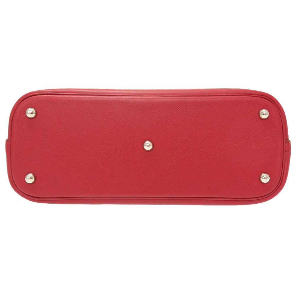 HERMES Handbag Epsom Rouge Garance Bored 31 Women Used Authentic