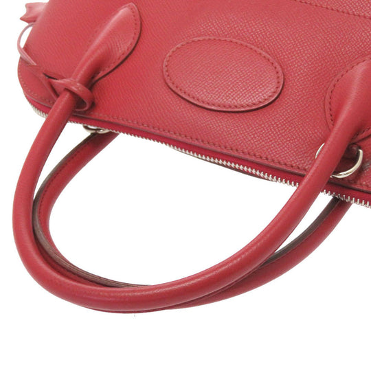 HERMES Handbag Epsom Rouge Garance Bored 31 Women Used Authentic