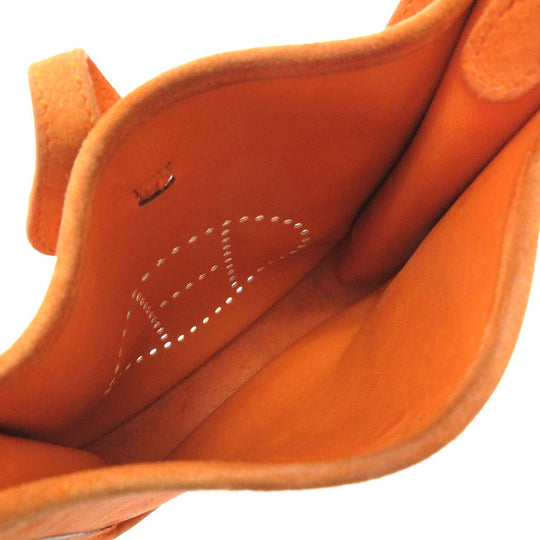 HERMES Shoulder Bag Doblis Orange Evelyn TPM Women Used Authentic