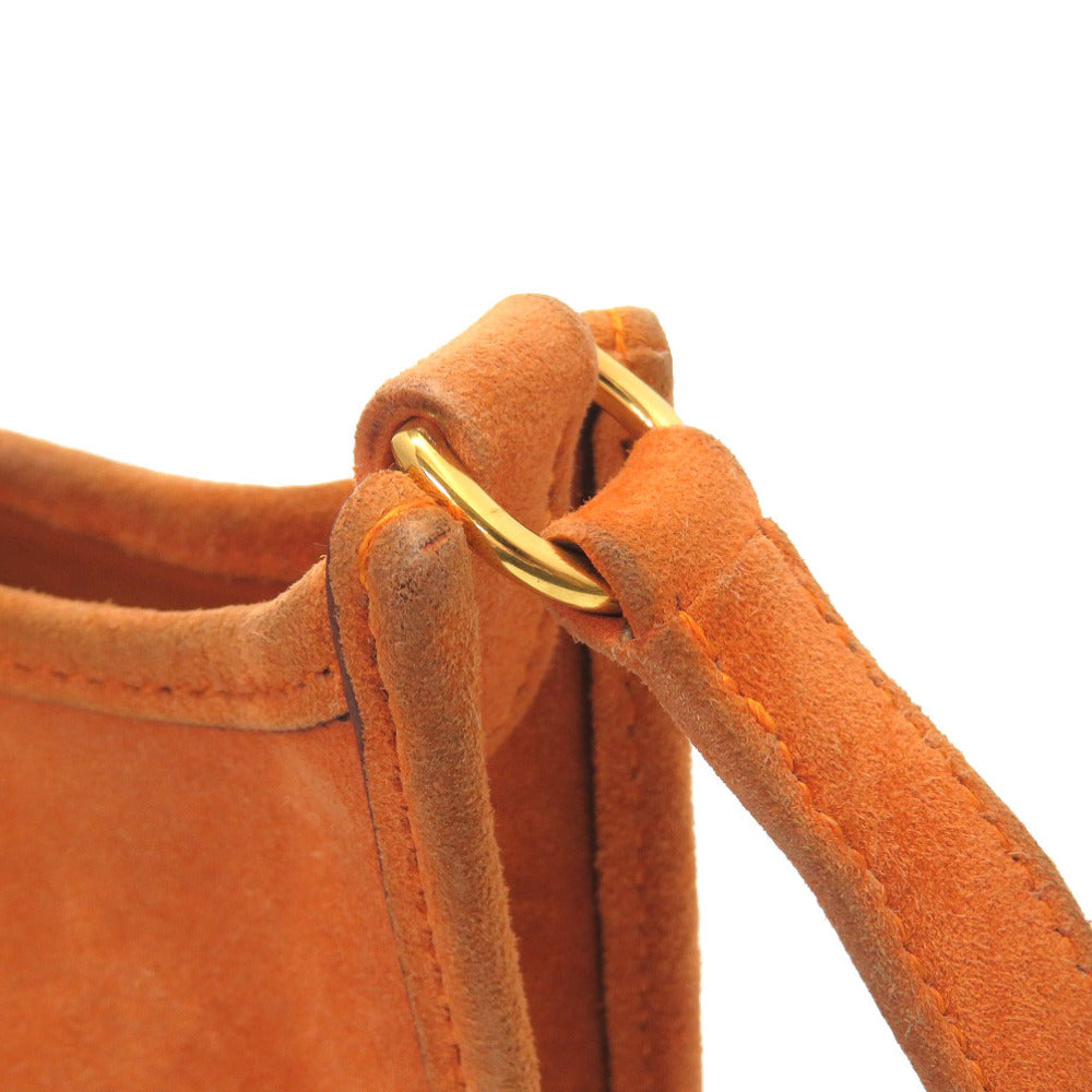 HERMES Shoulder Bag Doblis Orange Evelyn TPM Women Used Authentic