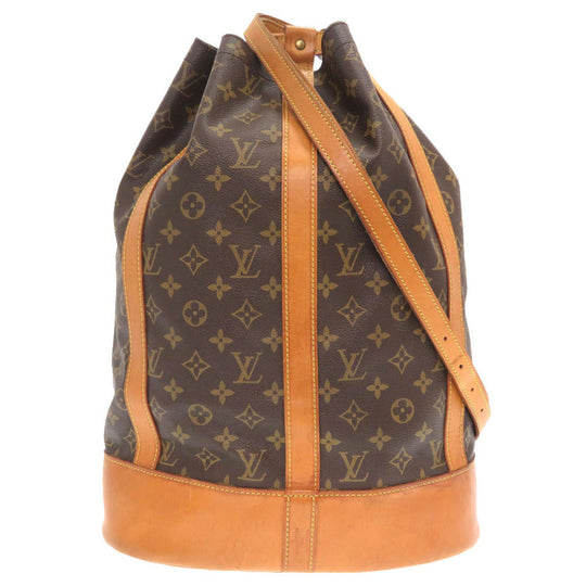 LOUIS VUITTON Shoulder Bag M42244 Monogram canvas Brown Monogram RandonneeGM Women Used Authentic