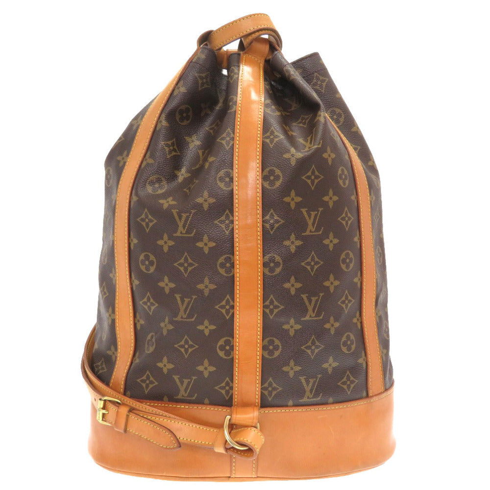 LOUIS VUITTON Shoulder Bag M42244 Monogram canvas Brown Monogram RandonneeGM Women Used Authentic