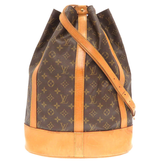 LOUIS VUITTON Shoulder Bag M42244 Monogram canvas Brown Monogram RandonneeGM Women Used Authentic