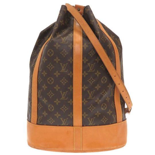 LOUIS VUITTON Shoulder Bag M42244 Monogram canvas Brown Monogram RandonneeGM Women Used Authentic
